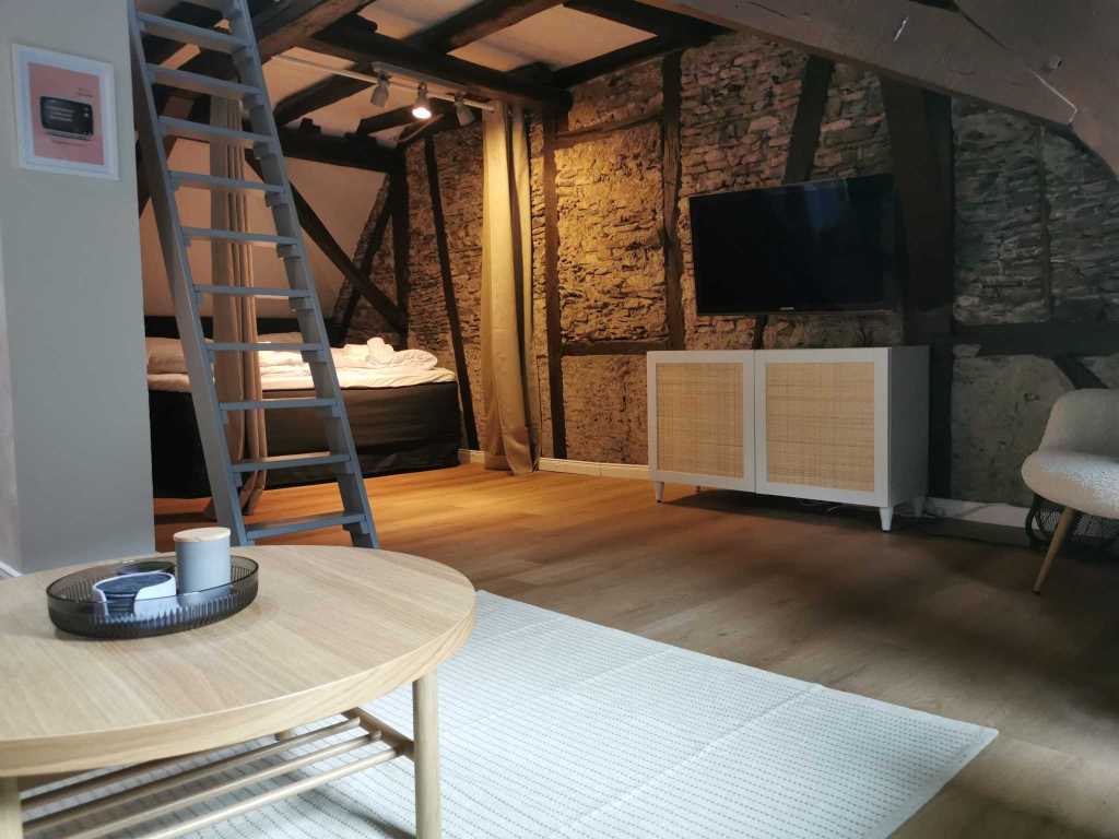 Couchtisch - Urlaub an der Mosel in Ferienhaus Bremm, Am Storchenhaus 10, 56814 Bremm